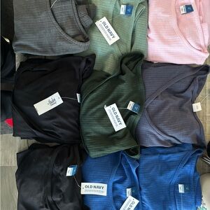 Old Navy Luxe Ribbed Knit Tops Collection bundle of 9